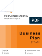Recruitment Agency Business Plan Example 2