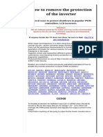 Disable Protection of the Inverter-3