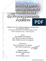 Livro - Exercícios para o desenvolvimento das habilidades do processamento auditivo