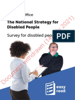 Questionnaire-Disabled People Easy Read