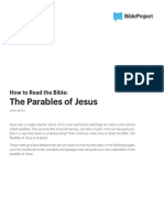 The Parables of Jesus: How To Read The Bible