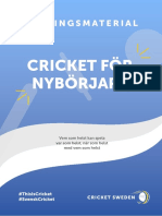 Cricket Sweden - Träningsprogram Cricket För Nybörjare - SWE