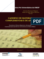 Cursinhos Pré-UNESP: Material de apoio para o Ensino Médio