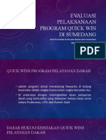 Evaluasi Pelaksanaan Program Quick Win Di Sumedang