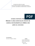 Proiect Statistica Afacerilor