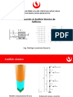 Análisis sísmico de edificios mediante ecuaciones diferenciales y métodos matriciales