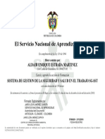 El Servicio Nacional de Aprendizaje SENA: Aldair Enrique Estrada Martinez
