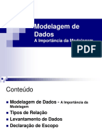 Aula 02 - Modelagem de Dados - Importância Da Modelagem