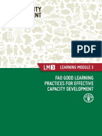 Fao Good Learning Practices For Effective Capacity Development