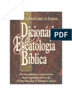 Dicionário de Escatologia Bíblica- Claudionor Correia de Andrade (1)