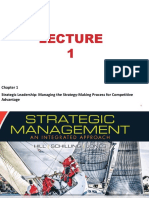 Lecture 1 - Intro To Strategic Management