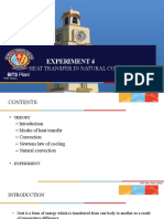Experiment 4: Heat Transfer in Natural Convection