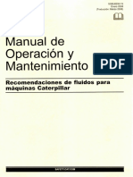 Manual de Operacion y Mantenimiento Maquina Caterpillar
