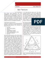 Soil Texture: Fact Sheet 29 Agronomy Fact Sheet Series