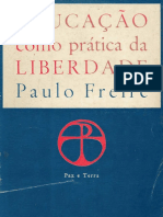 Livro Freire Educacao Pratica Liberdade