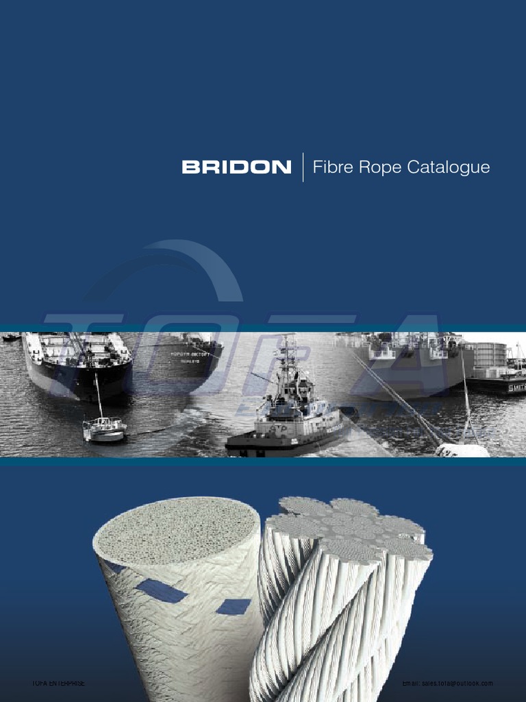 Fibre Rope Catalogue: Tofa Enterprise | PDF | Rope | Iso 9000