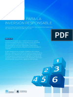 5. Principios Para La Inversión Responsable