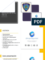 Taller de Socialización y Discusión Del Reglamento de Aplicación de La Ley 590-16 de La Policía Nacional Dominicana