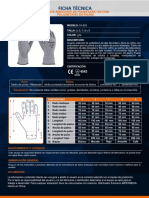 Ficha Técnica Guante Anti Corte de Polietileno