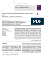 Capillary Evaporator Development