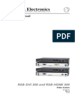 User's Manual: RGB-DVI 300 and RGB-HDMI 300