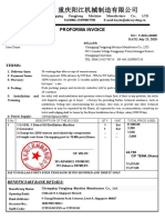 Yangjiang Proforma Invoice of Yj-Dsl-1-1