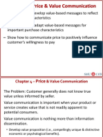 Chapter 4 - Price & Value Communication