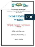 Independent Work: Theme