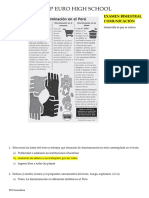 Examen bimestral de comunicación sobre discriminación