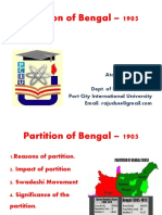 Partition of Bengal - 1905