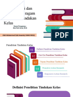 Muhammad Zaki Ananda 1304619032 - Definisi, Ciri Dan Tujuan Serta Ragam Penelitian Tindakan Kelas