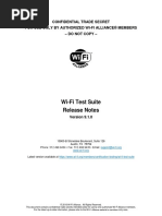 Wi-Fi Test Suite Release Notes