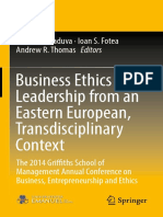 Business Ethics and Leadership From An Eastern European, Transdisciplinary Context