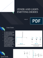Zener and Light-Emitting Diodes