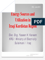 Energy Sources and Utilization in Iraqi Kurdistan Region