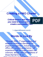 Creating A PMO Charter: Critical Factors and Milestones You Need To Know and Meet To Create A Successful PMO