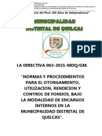 DIRECTIVA Nº 002 ENCARGOS INTERNOS QUILCAS 2021 (1)