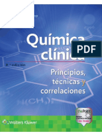 Química Clínica. Principios, Técnicas y Correlaciones (Spanish Edition) by Michael Bishop Edward Fody Larry Schoeff (Bishop, Michael) (Rachidscience)