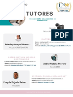 Horario de Atención Del Curso 50003 Diseño de Ambientes de Aprendizaje