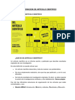 ELABORACION DE ARTICULO CIENTIFICO - Estructura