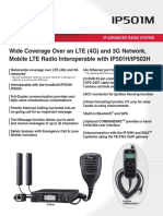 Wide Coverage Over An LTE (4G) and 3G Network, Mobile LTE Radio Interoperable With IP501H/IP503H