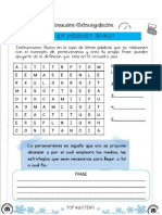 Hojas de Trabajo Educacion Socioemocional