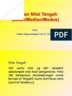 Analiis Univariagyfugjy (Ukuran Nilai Tengah)