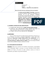 Claudia Rocio Perez Ñaupari - Demanda de Alimentos