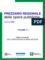 Prezzario Regionale Lombardia 2022