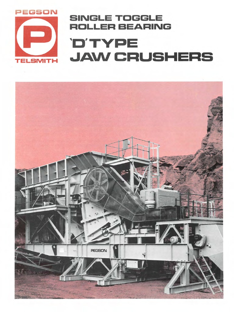 Pegson Telsmith D Type Jaw Crushers | PDF