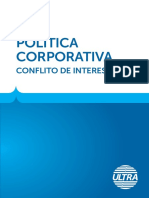 Política corporativa conflito interesses