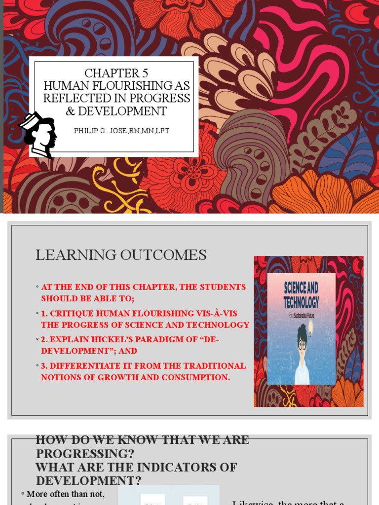Chapter 5 Human Flourishing As Reflected in Progress and Development