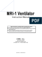 MRI-1 Ventilator Instruction Manual