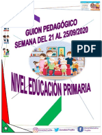 Guion Pedagogico Educacion Primaria Semana Del 21 Al 25-09-2020